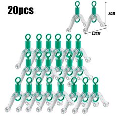 낚시 바늘 엉킴 방지 싱커 탄성 분리기 고탄성 리그 라인 정리기 담수 해수, 색상: 3. L-20pcs, 1개