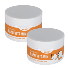 와조펫 비타민 60g 2개 강아지 고양이 항산화 면역 항노화