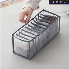 바지 정리함 청바지 티셔츠 보관함 접이식 옷장 서랍 칸막이 상자 속옷 의류 보관, 11grids gray, 11grids gray