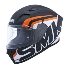 SMK STELLAR STAGE 全罩式安全帽, 消光黑橘 MA217