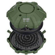 야외용 전술 모기 코일 홀더 모기 코일 버너 향 버너 홀더 캠핑 및 CS 게임용 - 휴대용 컴팩트 모기 향 상자(탠), Green
