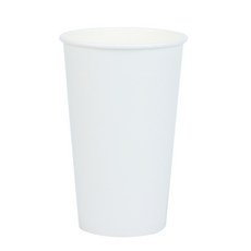 16온스 종이컵 100개 테이크아웃컵 500ml 카페 커피, 1개