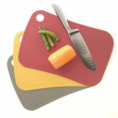 조이쥬드 국산 칼집안나는 TPU 양면 도마, 1개, 옐로우