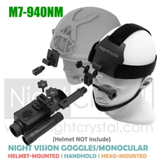 메가오레이 NK006 헤드 마운트형 야간 단안경 하이킹 캠핑 코스프레 게임용, 04 M7-940NM