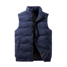 情侶款立領保暖羽絨馬甲外套 大尺碼坎肩背心