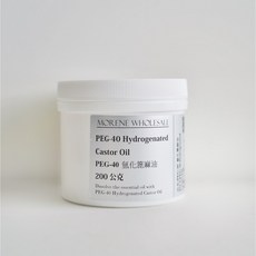 MORENE WHOLESALE PEG-40 氫化篦麻油 專業精油乳化劑, 1個, 250g, 無香