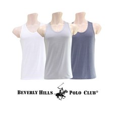 비버리힐즈폴로클럽 비버리힐즈클럽 레이온 자가드 남자 나시런닝 3매세트