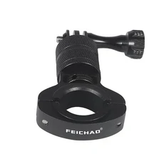 알루미늄 자전거 핸들바 마운트 (고프로 13 인스타360 ONE X3 X4 DJI 오즈모 360 액션 3 4 카메라 산악, 01 빠른  Mainland, 08 Black Logo Set