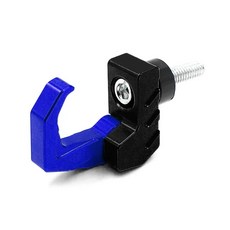 브라켓 오토바이 헬멧 홀더 CNC 알루미늄 수하물 가방 후크 행거 스쿠터 가제트 장갑, Blue, 1개