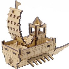 판옥선 배 프라모델 나무 조립 모형 DIY 만들기, 본상품