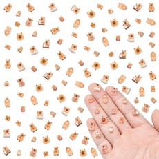 해외 WOZADU 공예용 작은 꿀벌 200개 미니 레진 인형의 집 미니어처 물건 요정 정원 마이크로 조경 장식용 동물 미국매장정품+ 1724387, Capybara.