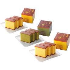 가슈덴 모리나가 카스테라 잔마이 클래식 2박스 말차 1박스 세트, 2개, 1g