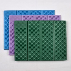 4단방석 30x40cm 등산용매트 돗자리 1인용매트 미니매트 등산방석 캠핑방석, (방석만)무지4단방석-보라색