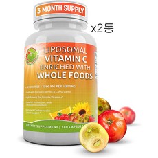 서플먼트스튜디오 리포조말 비타민C 1500mg 180캡슐 x 2통 포스파티딜콜린, 2개, 180정