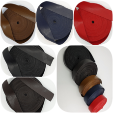 1마) 레자바이어스(인조가죽바이어스) - 25mm, 1마, 블랙, 1개