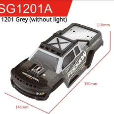 RC 4 륜 구동 풀 체중계 고속 자동차 부품 SG1201 쉘 (조명 없음), 02 1201 Grey