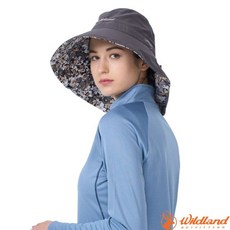 荒野 WildLand 女款抗UV印花雙面遮陽帽 W1065