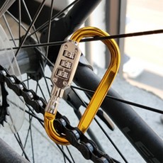 로켓터틀 다이얼 잠금 비너 소형잠금카라비너, 소