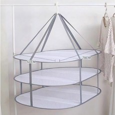 1pcs 공간 절약 메쉬 옷 건조 랙 스웨터 셔츠 양말 접이식 디자인과 홈 세탁 주최자, C, 1개