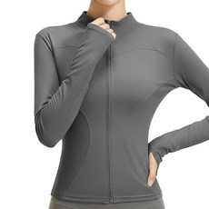 민트스쿨 슬림핏 쫀쫀 스포츠 집업 요가 필라테스 헬스 러닝 스포츠웨어