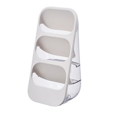 DFMEI 防塵多功能 廚房分格 筷子筒/餐具/刀收納盒 輕奢, 1個, 三層16.2*13.5*33.5 卡其:如圖