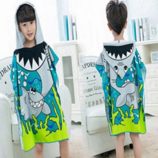 아동 비치 가운 어린이 후드 판초 아동 비치 타월 물놀이