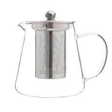 내열유리 티포트 차거름망, 투명, 1개, 950ml