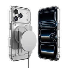 니케 올인원 라이트 아이폰 맥세이프 카드 지갑 수납 케이스 클리어 투명