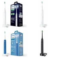 필립스 소닉케어 3100 시리즈 음파 전동칫솔, HX3671/33, 화이트, 1개