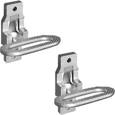 구매자 제품 B2797ZP2 아연도금 접이식 안전 발판 및 손잡이 보관함 2개 세트 다목적 잡기 트럭 트레일러 버스 RV용, 아연