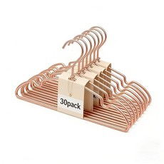 Koobay로즈골드메탈와이어아기옷걸이 32cm12.6인치어린이코트바지미끄럼방지유아신생아어린이옷걸이 공간절약형아기옷걸이30개120578, Koobay로즈골드메탈와이어아기옷걸이,32cm12.6인