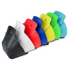 본트 롤러 스케이트 - 100% 호주산 가죽 토 캡 프로텍터 - 롤러 스케이트 더비 스피드 - 페어, Siren Red, 1개, 사이렌 레드