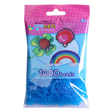 컬러비즈 5mm55g1000개900원, 1개, S15_싱글비즈 투명파랑