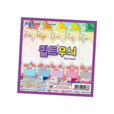 종이나라 퀼트 무늬 색종이 학종이 20매 (20개입), 본상품