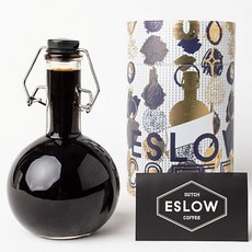 [명품더치커피] 에슬로우 ESLOW 더치커피 싱글팩 250ml 선물용 케이스 드립커피 아메리카노 답례품 더치 커피 Peaberry(피베리) 원두, 250g, 1박스