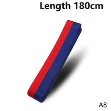 복싱 헤드기어 격투기 태권도 용 컬러 랭킹 벨트 면 무술 유도 가라테 합기도 유니폼, 1개, [08] A8