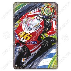 모터 스포츠 포스터 금속 주석 표지판 빈티지 오토바이 레이싱 플라크 벽 예술 장식 차고 클럽, 20x30cm, 23