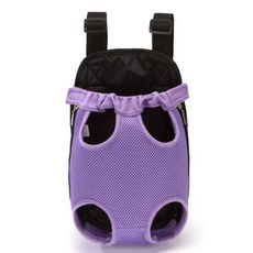 에스이스타 강아지프론트백 강아지포대기 강아지가방, 퍼플, 1개