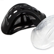 일상도도 헬멧 턱 보호대 스포츠용품, 블랙, 1개