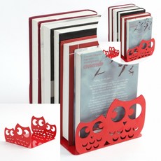 부엉이 북엔드 2P 책받침대