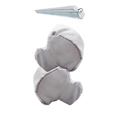 24檔調節嬰兒床圍網布護欄，無縫設計，網布柔韌透氣，拆洗簡易，加厚鋼管，雙重鎖扣，床圍護欄, 【填縫棉】