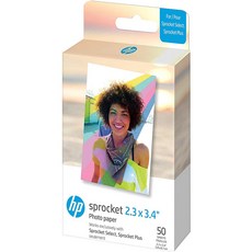 HP Sprocket PLUS Zink 2.3x3.4吋 原廠相紙(50張), 1個