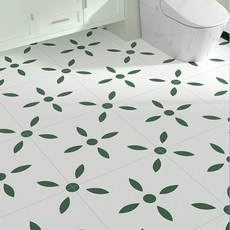 가남 셀프 바닥 데코 타일 현관 베란다 욕실 바닥 접착식 데코타일 30X30, 10개, 녹색 02