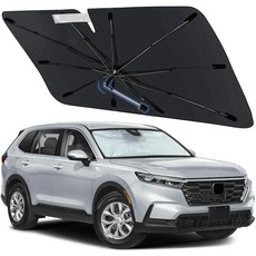 지프 그랜드 체로키/그랜드 체로키 4XE 2022-2025용 앞유리 햇빛 가리개 360° 회전 샤프트가 있는 맞춤형 핏 접이식 우산 자외선 및 열 보호를 위한 전면 창문 쉐