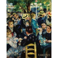 (영문도서)Renoir Daily Planner 2026: Dance at le Moulin de la Galette Painting Artistic Im... Paperback, Semsoli, English, 9781965994962