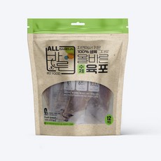 올바른 수제 육포 강아지 간식 무첨가 육포, 오리, 120g, 1개