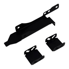 PCI 슬롯 90Mm/120Mm 데스크탑 GPU 그래픽 카드 냉각 라디에이터와 호환용 듀얼 팬 마운트 랙 브래킷 컴퓨터 액세서리, 1개, 검은색