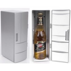 디자인에버 usb맥주캔냉온장고 미니냉장고 음료수 소형, 1개