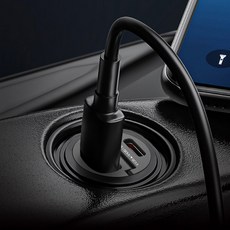비잽 45W 초고속충전2.0 차량용 시거잭 충전기 듀얼초미니매립형 PD PPS QC5.0, 260_듀얼 C+C타입 45W 초미니 시거잭