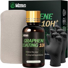 셀프세차 용품 클리너 관리 세트 자동차용 세라믹 코팅 자동차 왁스 폴리쉬 그래핀 크리스탈 트림 디테일 자동 페인트 스크래치 방지 30ML, 1 Fl Oz (Pack of 1)